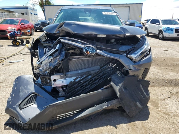 2024 Toyota RAV4 LE with VIN 2T3F1RFV9RC476045, listed as a Copart auction lot 55453285 with 7,622 mi miles and Salvage title. Bid and sale history available at DreamBid. Image 5.