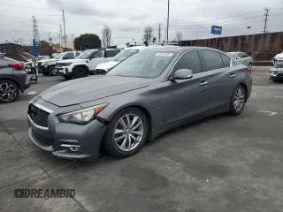 2015 Infiniti Q50 with VIN JN1BV7AP6FM340269, listed as a Copart auction lot 47847925 with 143,137 mi miles and Salvage Title. Bid and sale history available at carsss.com. Image 1.