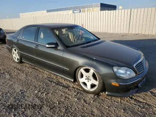 2003 Mercedes-Benz S-Class 4.3L with VIN WDBNG70J73A383130, listed as a Copart auction lot 76703924 with 109,488 mi miles and Salvage Title. Bid and sale history available at carsss.com. Image 4.