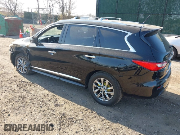 2015 Infiniti QX60 with VIN 5N1AL0MM0FC546745, listed as a IAAI auction lot 42097316 with 181,814 mi miles. Bid and sale history available at carsss.com. Image 3.