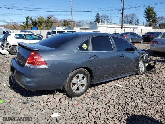 2009 Chevrolet Impala 3.5L LT with VIN 2G1WT57N791197453, listed as a Copart auction lot 48534475 with 153,941 mi miles and Salvage Title. Bid and sale history available at carsss.com. Image 3.