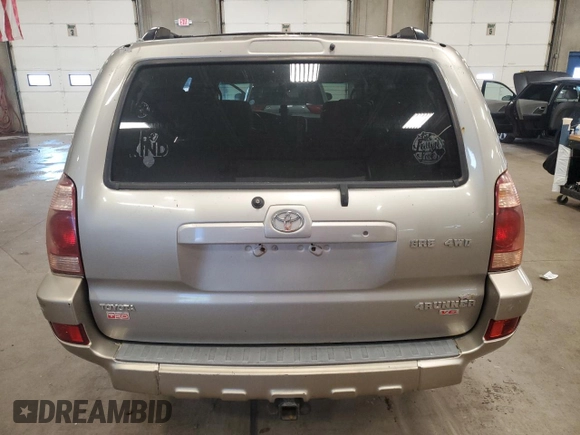 2004 Toyota 4Runner SR5 с VIN JTEBU14R240022241, выставлен на аукционе Copart как лот 59801505 с пробегом 236 511 миль миль и Чистый • Clean title. История ставок и продаж доступна на DreamBid. Изображение 6.