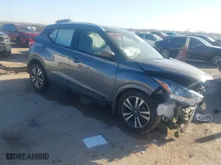 2019 Nissan Kicks S with VIN 3N1CP5CU9KL507217, listed as a IAAI auction lot 41691255 with 48,038 mi miles. Bid and sale history available at carsss.com. Image 1.