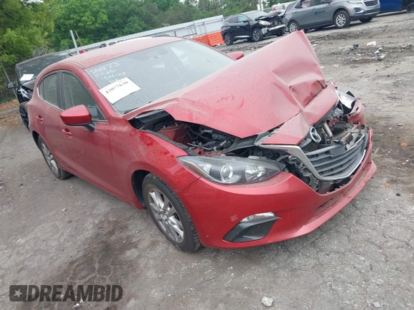 2014 Mazda 3 i Touring z VIN 3MZBM1L70EM112973, wystawiony jako IAAI lot #42077630 z przebiegiem 118 059 mil mil oraz . Historia ofert i sprzedaży dostępna na DreamBid. Obrazek 1.
