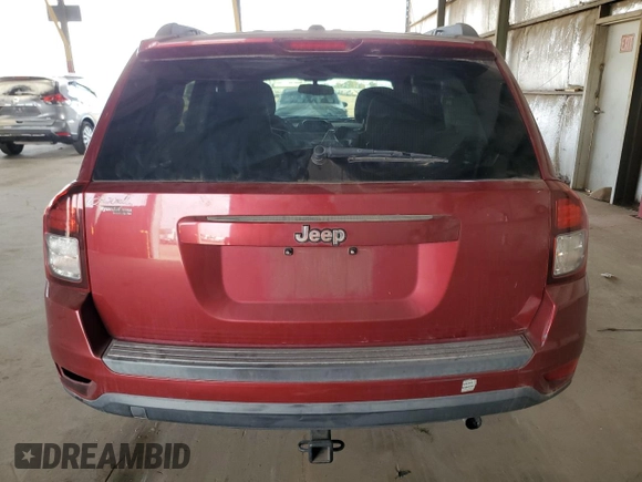 2017 Jeep Compass Sport with VIN 1C4NJCBA1HD148043, listed as a Copart auction lot 83376294 with 111,445 mi miles and Salvage Title. Bid and sale history available at carsss.com. Image 6.
