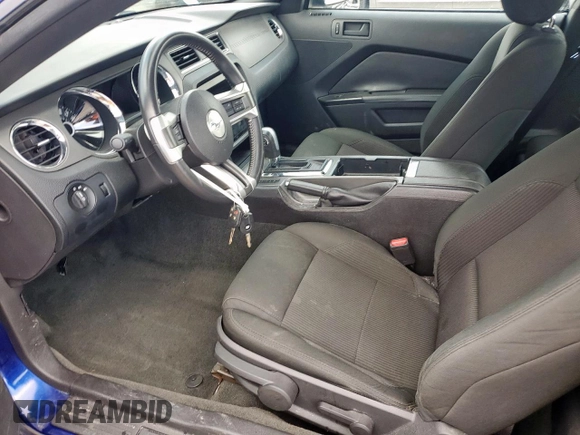 2014 Ford Mustang V6 with VIN 1ZVBP8AM5E5290375, listed as a Copart auction lot 53095855 with 38,447 mi miles and Salvage Title. Bid and sale history available at carsss.com. Image 7.