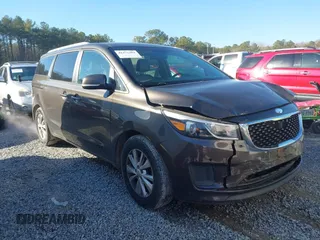 2018 Kia Sedona LX with VIN KNDMB5C15J6399953, listed as a IAAI auction lot 41472282 with 157,552 mi miles. Bid and sale history available at carsss.com. Image 13.