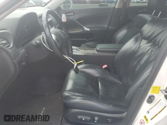 2011 Lexus IS 250 with VIN JTHCF5C27B5051554, listed as a Copart auction lot 56521425 with 133,661 mi miles and Salvage title. Bid and sale history available at DreamBid. Image 7.