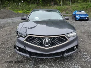 2020 Acura TLX w/A-Spec Pkg with VIN 19UUB1F68LA015505, listed as a Copart auction lot 58099605 with 107,948 mi miles and Salvage title. Bid and sale history available at DreamBid. Image 5.
