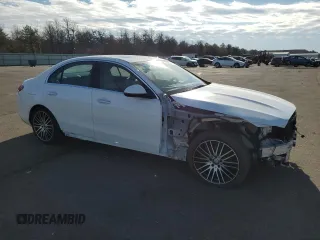 2023 Mercedes-Benz C 300 with VIN W1KAF4HB6PR082490, listed as a Copart auction lot 42681225 with 11,890 mi miles and Salvage Title. Bid and sale history available at carsss.com. Image 4.