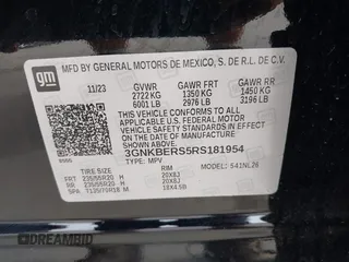2024 Chevrolet Blazer RS z VIN 3GNKBERS5RS181954, wystawiony jako IAAI lot #42057083 z przebiegiem 10 701 mil mil oraz . Historia ofert i sprzedaży dostępna na DreamBid. Obrazek 9.