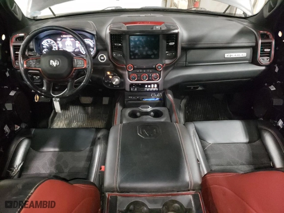 2019 Ram 1500 Rebel with VIN 1C6SRFLT1KN646037, listed as a Copart auction lot 73204094 with 74,338 mi miles and Salvage Title. Bid and sale history available at carsss.com. Image 8.