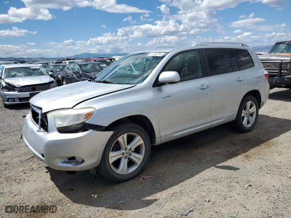 2008 Toyota Highlander Limited with VIN JTEES42AX82086118, listed as a Copart auction lot 61738714 with 152,808 mi miles and Clean Title. Bid and sale history available at carsss.com. Image 1.
