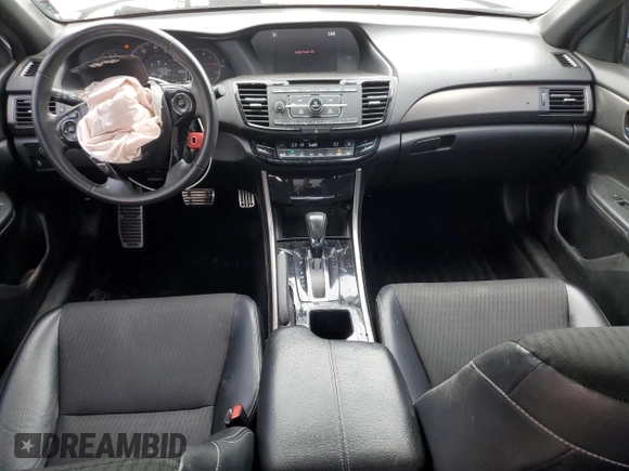 2016 Honda Accord Sport with VIN 1HGCR2F52GA055847, listed as a Copart auction lot 58598835 with 128,928 mi miles and Salvage title. Bid and sale history available at DreamBid. Image 8.