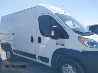 2021 Ram ProMaster Cargo with VIN 3C6LRVBG5ME567156, listed as a IAAI auction lot 42158140 with 43,436 mi miles. Bid and sale history available at carsss.com. Image 12.