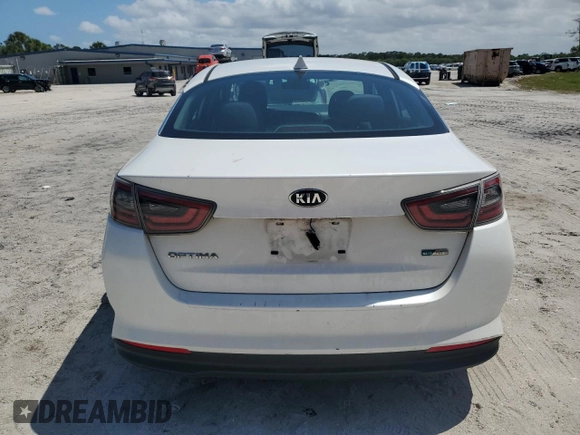 2015 Kia Optima Hybrid with VIN KNAGM4AD6F5082563, listed as a Copart auction lot 55150765 with 191,193 mi miles and Clean Title. Bid and sale history available at carsss.com. Image 6.