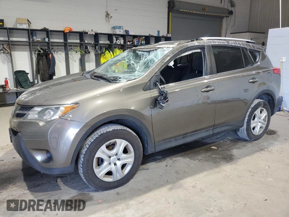 2015 Toyota RAV4 LE with VIN JTMBFREV4FD164921, listed as a Copart auction lot 87045954 with 114,350 mi miles and Salvage Title. Bid and sale history available at DreamBid. Image 1.