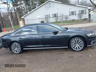 2019 Audi A8 L with VIN WAU8DAF84KN019115, listed as a IAAI auction lot 41856931 with 84,387 mi miles. Bid and sale history available at carsss.com. Image 14.