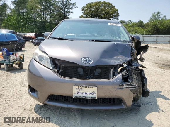 2015 Toyota Sienna LE AAS with VIN 5TDKK3DC9FS637144, listed as a Copart auction lot 59624495 with 151,681 mi miles and Salvage title. Bid and sale history available at DreamBid. Image 5.
