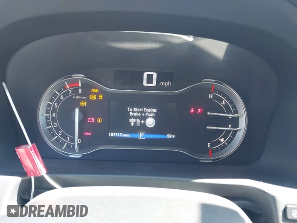 2016 Honda Pilot EX with VIN 5FNYF6H35GB004589, listed as a IAAI auction lot 41786117 with 107,717 mi miles. Bid and sale history available at carsss.com. Image 7.