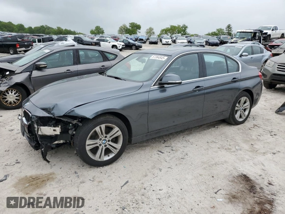 2017 BMW 3 Series 330i xDrive with VIN WBA8D9G39HNU63178, listed as a Copart auction lot 57384845 with 67,377 mi miles and Salvage title. Bid and sale history available at DreamBid. Image 1.