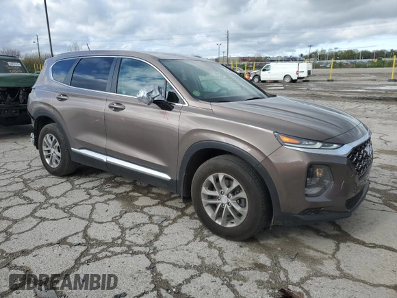 2020 Hyundai Santa Fe SE with VIN 5NMS23AD9LH264926, listed as a Copart auction lot 53809265 with 57,780 mi miles and Salvage title. Bid and sale history available at DreamBid. Image 4.