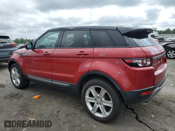 2015 Land Rover Range Rover Evoque Pure Plus with VIN SALVP2BG2FH076541, listed as a Copart auction lot 63159285 with 37,033 mi miles and Salvage title. Bid and sale history available at DreamBid. Image 2.