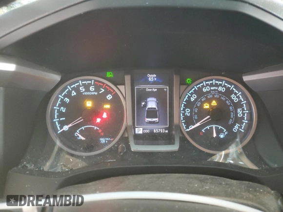 2018 Toyota Tacoma SR5 with VIN 3TMAZ5CN9JM075289, listed as a Copart auction lot 52409365 with 65,793 mi miles and Salvage Title. Bid and sale history available at DreamBid. Image 9.