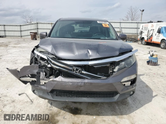 2017 Honda Pilot EX-L z VIN 5FNYF5H75HB009872, wystawiony jako Copart lot #49287485 z przebiegiem 156 750 mil mil oraz Szkoda całkowita • Salvage title. Historia ofert i sprzedaży dostępna na DreamBid. Obrazek 5.