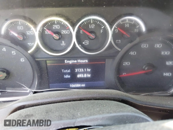 2020 Chevrolet Silverado 1500 LT with VIN 3GCUYDET4LG203526, listed as a IAAI auction lot 42107566 with 106,584 mi miles and . Bid and sale history available at DreamBid. Image 7.