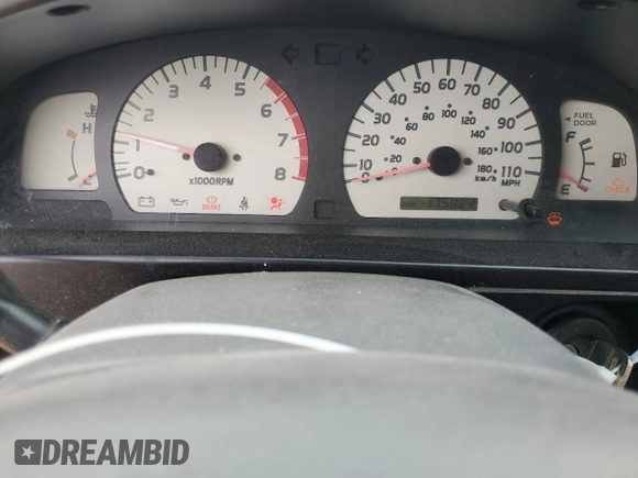 2001 Toyota Tacoma PreRunner with VIN 5TESM92N31Z735678, listed as a Copart auction lot 55199625 with 175,884 mi miles and Salvage title. Bid and sale history available at DreamBid. Image 9.