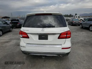 2017 Mercedes-Benz GLS 450 with VIN 4JGDF6EE3HA925011, listed as a Copart auction lot 80407493 with 90,241 mi miles and . Bid and sale history available at DreamBid. Image 6.