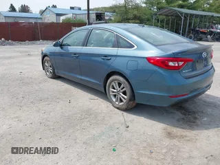 2017 Hyundai Sonata SE with VIN 5NPE24AF9HH452408, listed as a IAAI auction lot 42039484 with 105,004 mi miles. Bid and sale history available at carsss.com. Image 3.