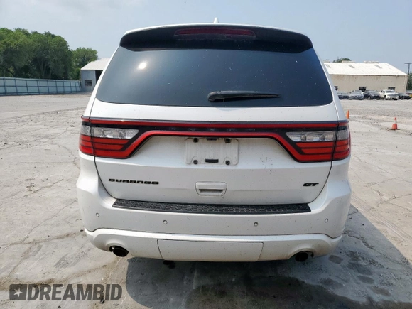 2021 Dodge Durango GT with VIN 1C4RDHDG2MC572998, listed as a Copart auction lot 58017265 with 103,597 mi miles and Salvage title. Bid and sale history available at DreamBid. Image 6.