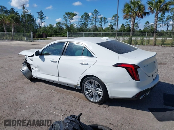 2025 Cadillac CT4 Premium Luxury z VIN 1G6DB5RK3S0110690, wystawiony jako IAAI lot #41540815 z przebiegiem 1 749 mil mil oraz . Historia ofert i sprzedaży dostępna na DreamBid. Obrazek 3.