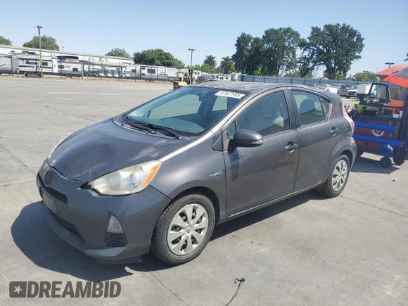 2014 Toyota Prius One with VIN JTDKDTB37E1560007, listed as a Copart auction lot 57527995 with 300,732 mi miles and Clean Title. Bid and sale history available at DreamBid. Image 1.