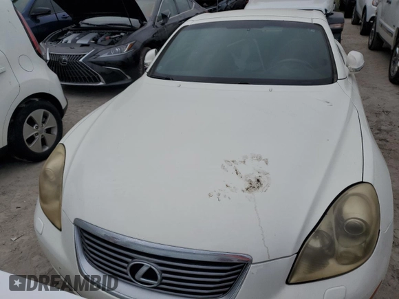 2006 Lexus SC 430 with VIN JTHFN48Y969002457, listed as a Copart auction lot 76567494 with Not Provided miles and Salvage Title. Bid and sale history available at DreamBid. Image 5.