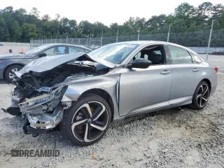 2021 Honda Accord Sport with VIN 1HGCV1F38MA065489, listed as a Copart auction lot 65415075 with Not provided miles and Salvage title. Bid and sale history available at DreamBid. Image 1.
