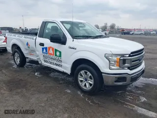2019 Ford F-150 XL with VIN 1FTMF1C53KKD08509, listed as a IAAI auction lot 41742988 with 98,470 mi miles. Bid and sale history available at carsss.com. Image 1.