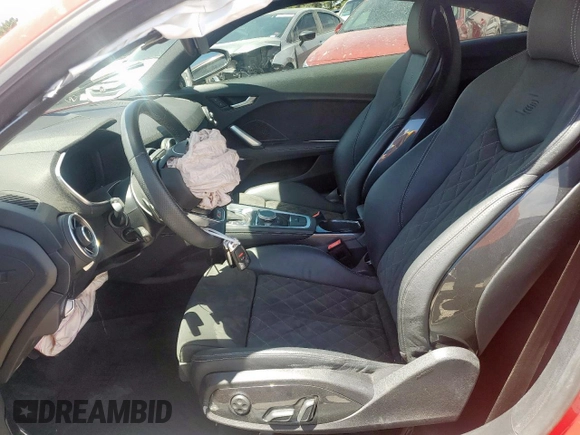 2021 Audi TT z VIN TRUAEAFV8M1002552, wystawiony jako Copart lot #56398935 z przebiegiem 29 150 mil mil oraz Szkoda całkowita • Salvage title. Historia ofert i sprzedaży dostępna na DreamBid. Obrazek 7.