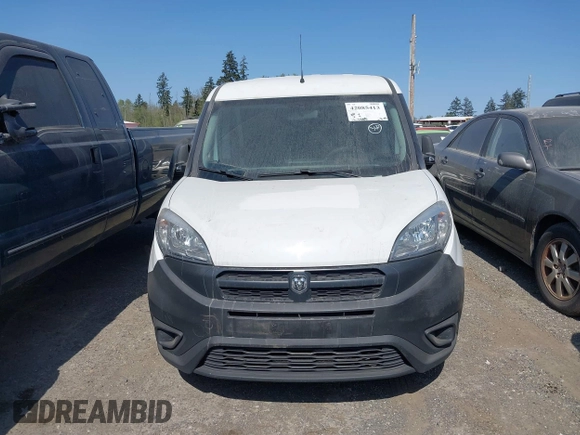 2018 Ram ProMaster City Cargo Tradesman with VIN ZFBERFAB6J6J55135, listed as a IAAI auction lot 42085413 with 124,408 mi miles. Bid and sale history available at carsss.com. Image 12.