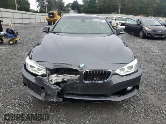 2014 BMW 4 Series 428i xDrive with VIN WBA3T1C58EPS98164, listed as a Copart auction lot 71273804 with 53,836 mi miles and Salvage Title. Bid and sale history available at carsss.com. Image 5.