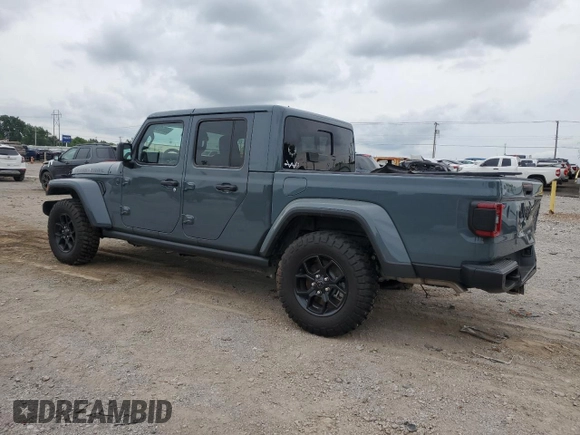 2024 Jeep Gladiator Sport S with VIN 1C6HJTAG2RL125730, listed as a Copart auction lot 60064095 with 10,173 mi miles and Salvage title. Bid and sale history available at DreamBid. Image 2.