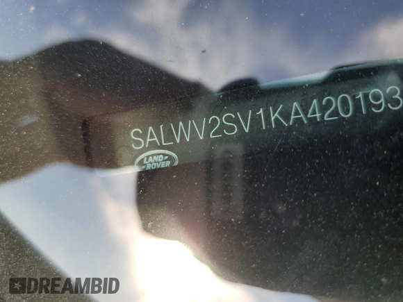 2019 Land Rover Range Rover Sport HSE Dynamic z VIN SALWV2SV1KA420193, wystawiony jako Copart lot #47218325 z przebiegiem 82 720 mil mil oraz Szkoda całkowita • Salvage title. Historia ofert i sprzedaży dostępna na DreamBid. Obrazek 13.