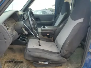 2002 Ford Ranger XL Fleet with VIN 1FTYR44U52PA71654, listed as a Copart auction lot 61395215 with 193,722 mi miles and Salvage title. Bid and sale history available at DreamBid. Image 7.