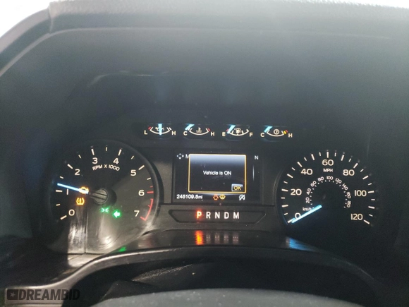 2019 Ford F-150 XL with VIN 1FTEW1E53KFA33329, listed as a Copart auction lot 52107625 with 245,109 mi miles and Clean Title. Bid and sale history available at carsss.com. Image 9.