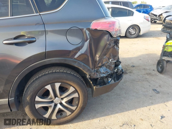 2016 Toyota RAV4 LE with VIN JTMZFREV5GJ097330, listed as a IAAI auction lot 41884397 with 107,699 mi miles. Bid and sale history available at carsss.com. Image 6.