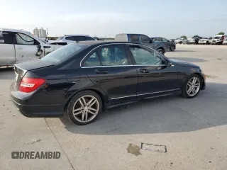 2014 Mercedes-Benz C 250 Sport with VIN WDDGF4HB8EA957803, listed as a Copart auction lot 63412805 with 110,391 mi miles and Clean title. Bid and sale history available at DreamBid. Image 3.