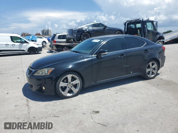2013 Lexus IS 250 with VIN JTHBF5C2XD5192018, listed as a Copart auction lot 62072985 with 142,209 mi miles and Salvage title. Bid and sale history available at DreamBid. Image 1.