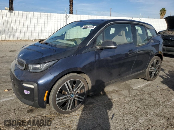2019 BMW i3 z VIN WBY8P4C54K7D28773, wystawiony jako Copart lot #42563815 z przebiegiem 34 850 mil mil oraz Szkoda całkowita • Salvage title. Historia ofert i sprzedaży dostępna na DreamBid. Obrazek 1.
